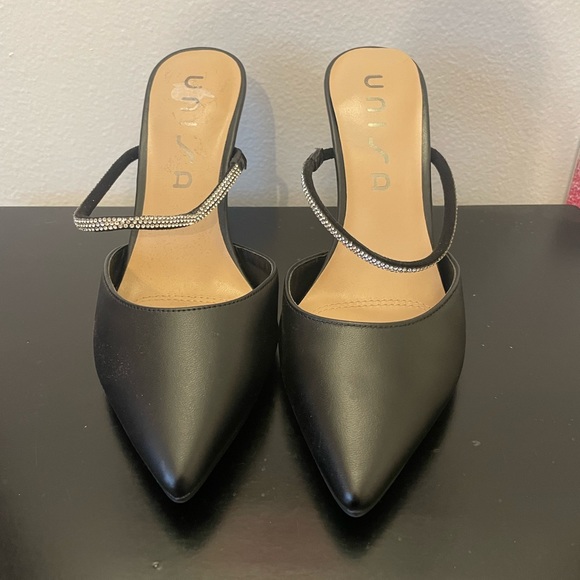 Unisa Shoes - Rhinestone cocktail pumps